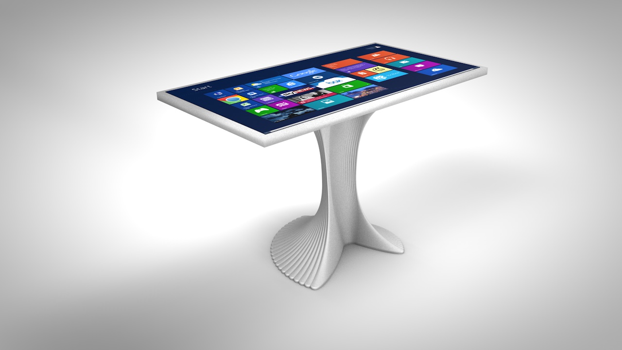 Стол планшет андроид. Интерактивный стол ASCREEN. Сенсорный стол. Современный интерактивный сенсорный стол. Планшет на столе.